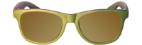 FRONT MATTE GREEN POLARIZED GOLD CLASSIC