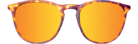 FRONT TORTOISE POLARIZED SUNSET ROUND